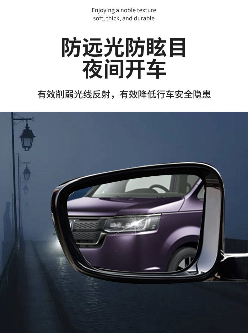 Hong Kong and Macao Right Rudder Overseas STEPWGN RP8 Rearview Mirror Rainproof Film Sticker Rearview Mirror Waterproof Film Modified Supplies