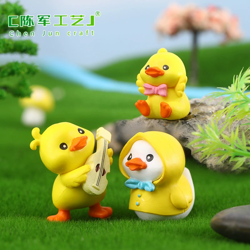 BDuck, зонт PVC, симпатичная пластиковая накидка дождевик, новая коллекция, мини-пейзаж, ручная работа, утка