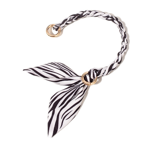 Macrame cord scarf bow chain accessories DIY finished colorful shoulder strap accessories women's bag scarf strap chain