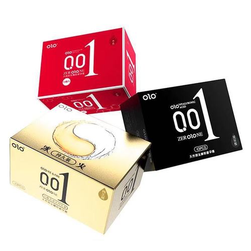 OLO hyaluronic acid long-lasting condom granular thread 001 ultra-thin condom adult sex toys wholesale