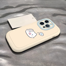 小鱼想小猫适用于苹果15/13PRO/14PLUS卡通15PROMAX手机壳11pro/x