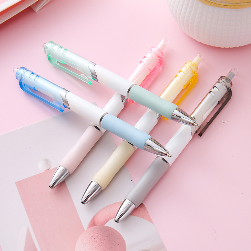 Bolígrafo de prensa de alto valor Bolígrafo de góner de prensa simple Papelería para estudiantes Bolígrafo de agua bala Bolígrafo de firma de oficina al por mayor