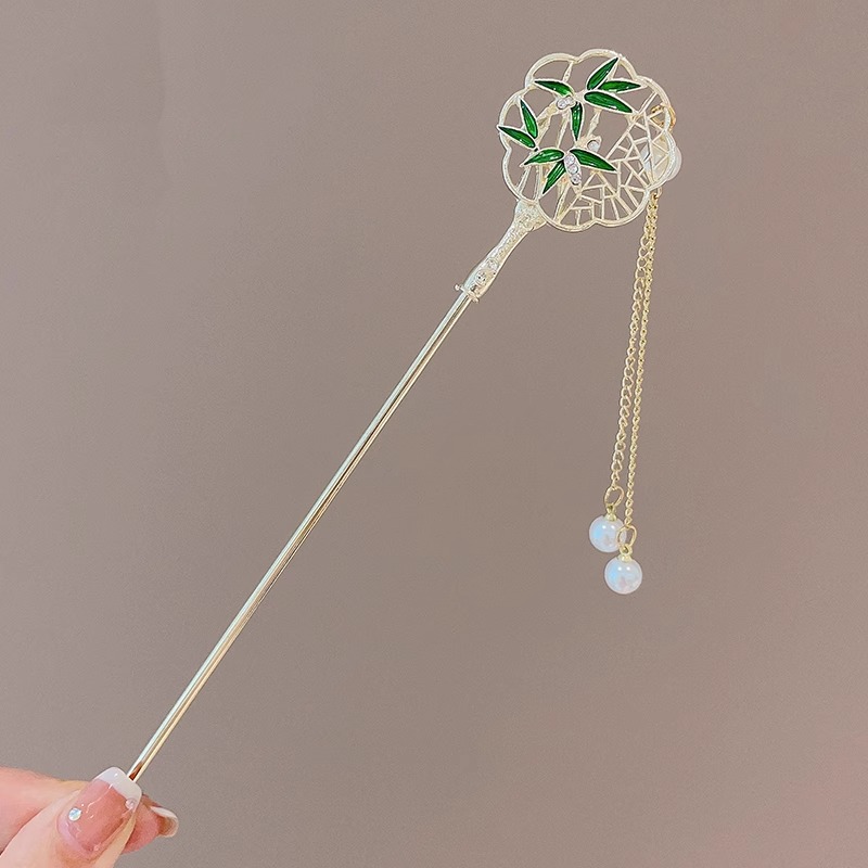 Horquilla para niños, nueva horquilla china, falda de caballo de estilo antiguo para mujer, accesorios, tocado de Hanfu para niñas, horquilla de paso, sentido avanzado