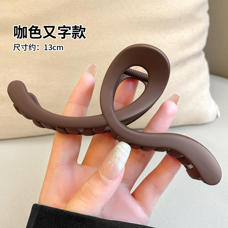 Otoño e invierno, cabello grande, agarre femenino, clips de tiburón de alta calidad, clips de cabello de piel de amor, pinzas de felpa cálidas, al por mayor