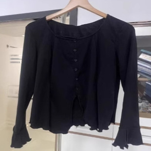 plus size Horn Sleeve Sweater-AJ0224411801