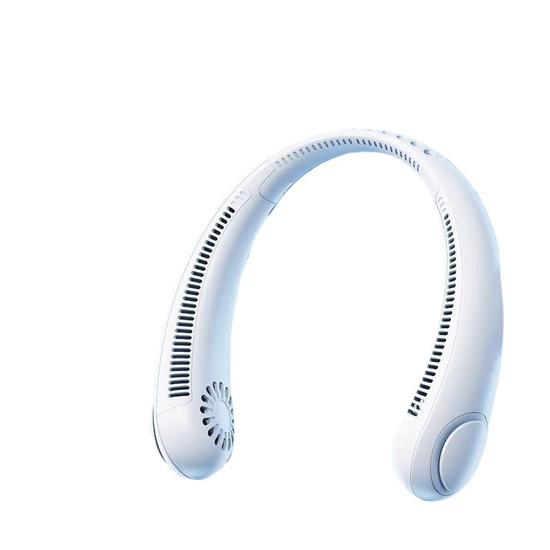 Small air -conditioned neck Lazy people hanging neck fan neck portable charging can be charged and hungless kitchen 5