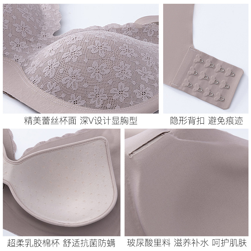 Sexy comfortable underwear, supporting wireless bra