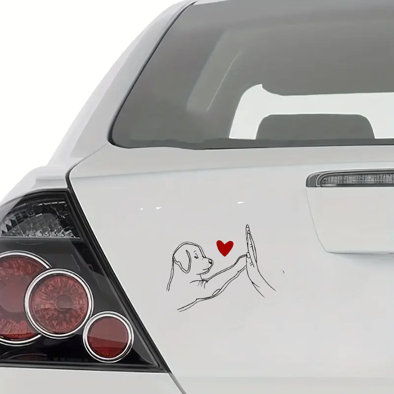 汽车外贸车贴跨境厂家批发创意卡通ok手hand汽车贴纸装饰