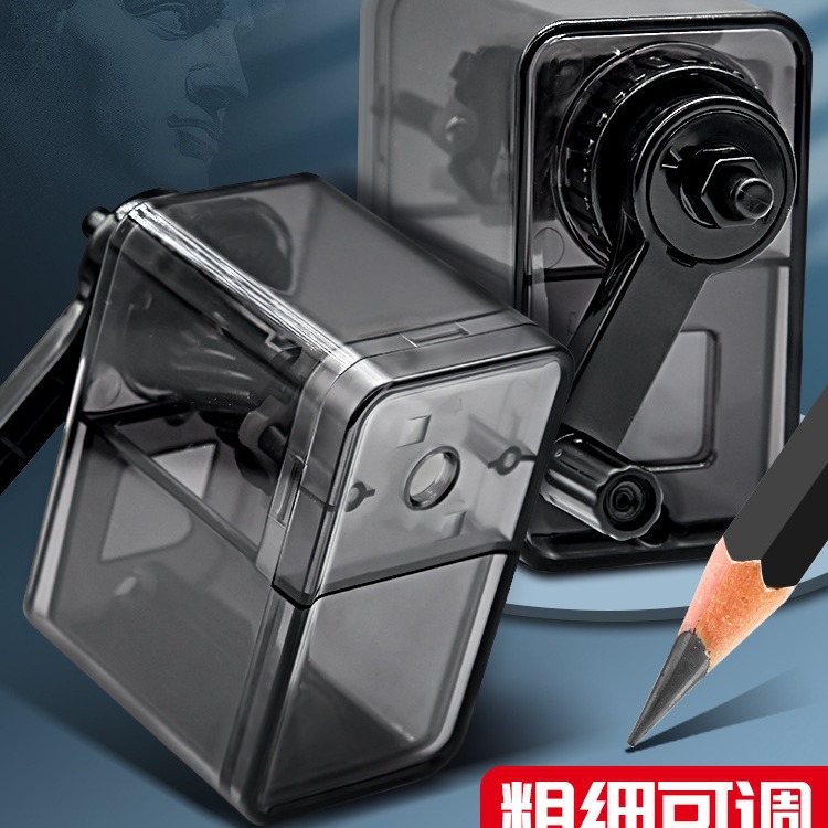 Yunfeng boceto sacapuntas Sacapuntas de lápiz de mano al por mayor sacapuntas Sacapuntas de lápiz sacapuntas Manual COLOR plomo negro