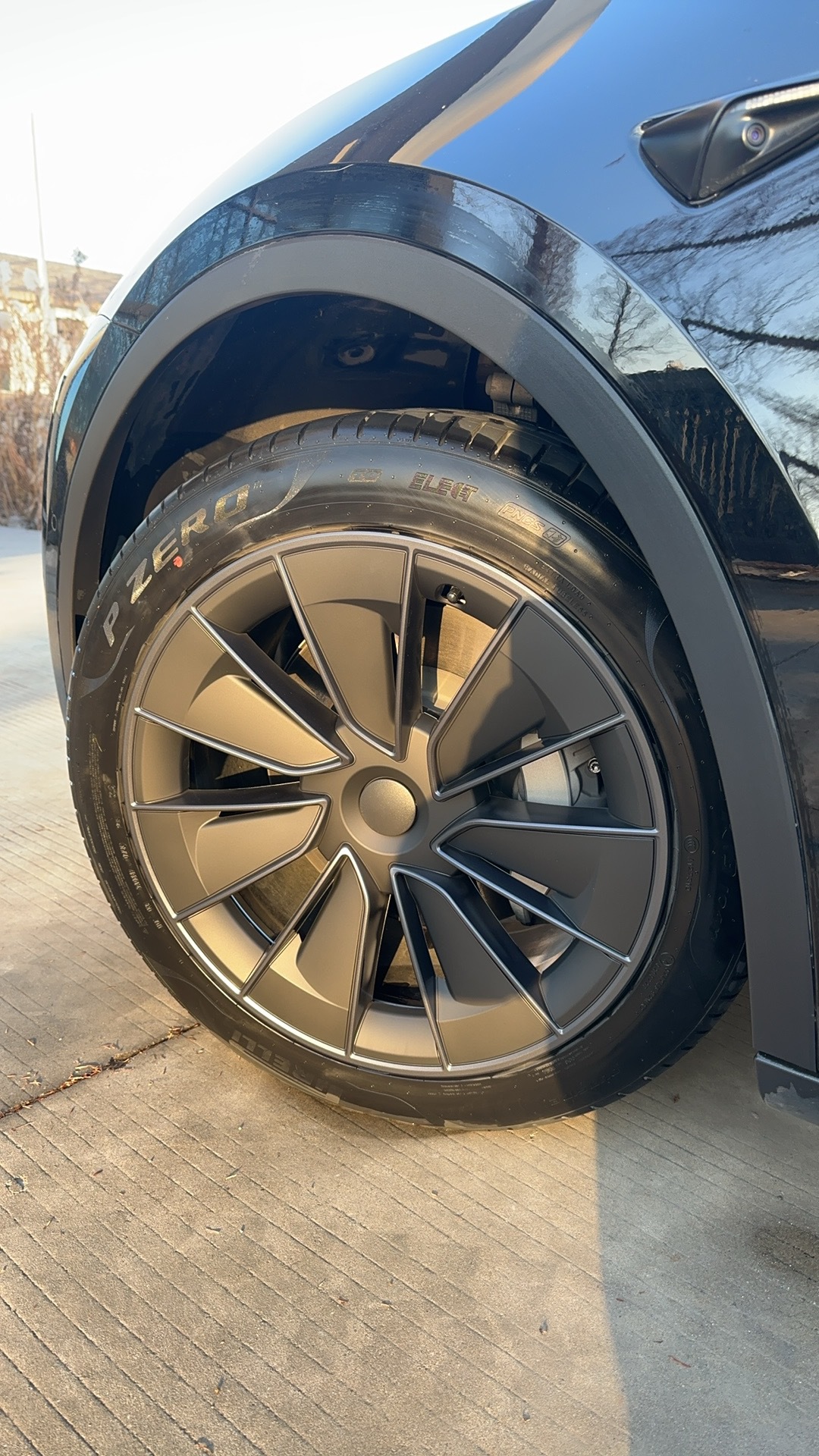 Suitable for Tesla ModelY curved speed wheel hub cover 19-inch wheel hub protective cover Y exterior decoration modification accessories