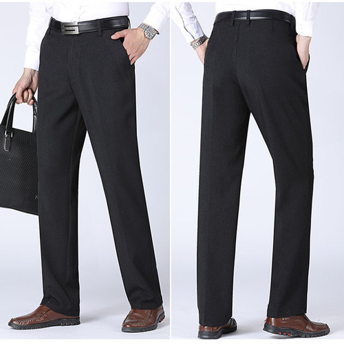 Spring and Autumn Thick Men's Trousers, Men's Middle-Aged and Elderly Men's Pants, Elderly Men's Casual Long Trousers, Men's Straight Leg Suit Pants, Father's Pants