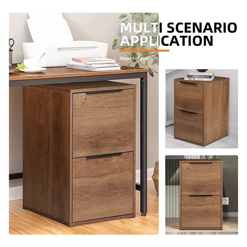 Mesita de noche de dormitorio Mesita de almacenamiento con cajón multicapa para el hogar Mesita de noche de nogal negro de dormitorio nórdico