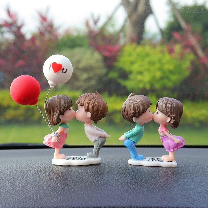 Celebridades de Internet, el mismo estilo, decoración de pareja de coche, joyería interior, decoración de consola central, espejo retrovisor de coche, decoración de pastel de pareja