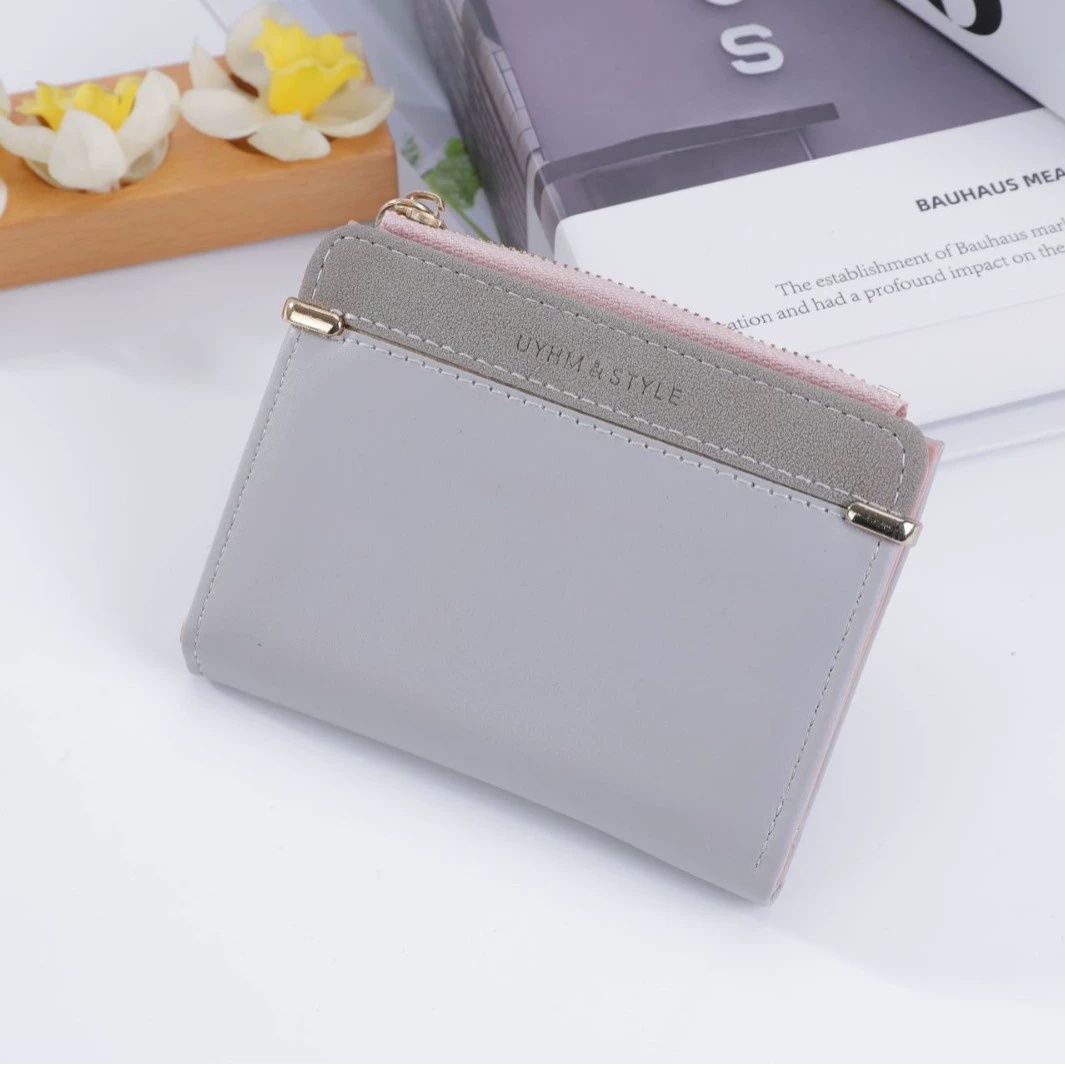 Короткий вместительный кошелек на молнии, прямые поставки завода, оптовая продажа