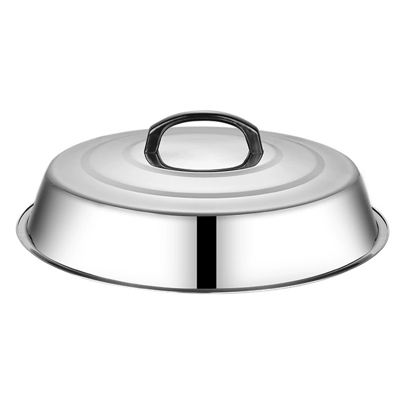 Крышка кастрюли из нержавеющей стали 201 пищевой бытовой старый железный горшок с сельской большой крышкой кастрюли утолщенный Большой коммерческий Универсальный