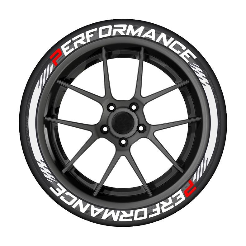 Pack Of Four Tire Performance Car Stickers_voghion.com