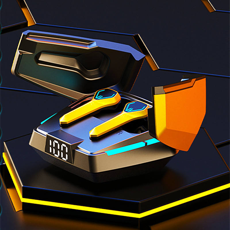 Nuevo modelo privado JX10 auricular Bluetooth en la oreja e-deportes juego de moda pollo juego móvil TWS auricular Bluetooth transfronterizo