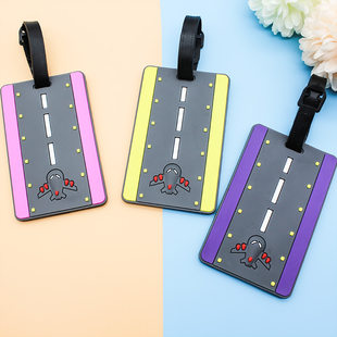 (Wholesale), luggage tag from soft rubber PVC, cartoon airplane, suitcase, direct factory sales