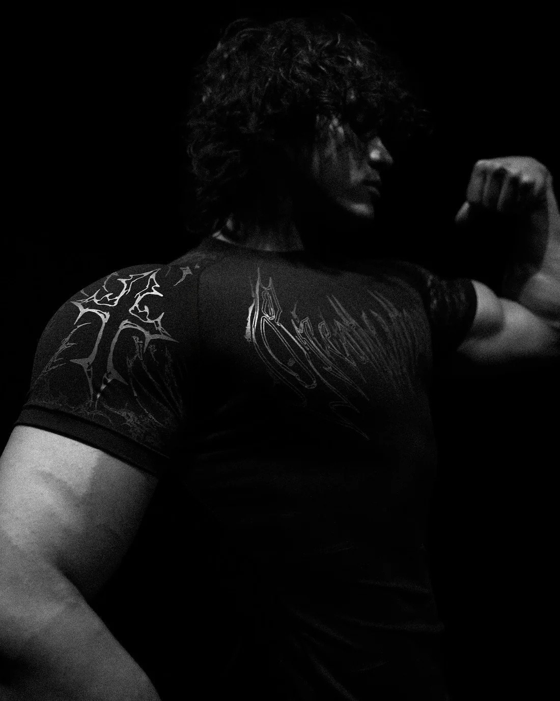2026 Breathedivinity American Dark Style Sports Fitness Men's T-Shirt Quick-Dry Stretch Tight-Fitting Shirt 008_viptrois.com