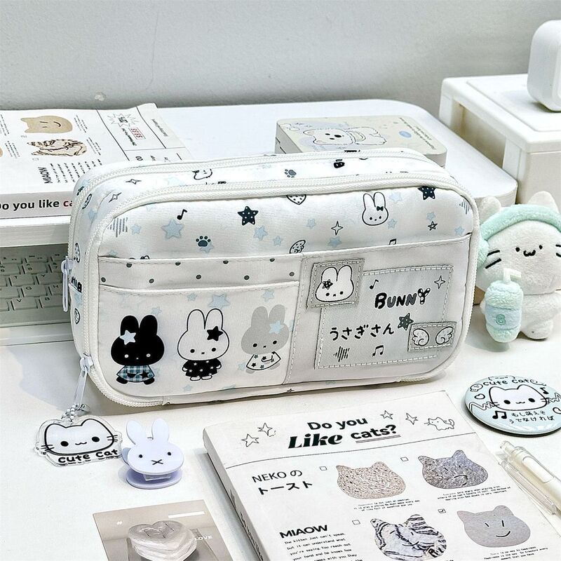 New Music Miffy Rabbit Pencil Case Cartoon Large Capacity Student Stationery Box Cute High-Value Multi-Functional Pencil Bag New Music Miffy Rabbit Pencil Case Cartoon Large Capacity Student Stationery Box Cute High-Value Multi-Functional Pencil Bag