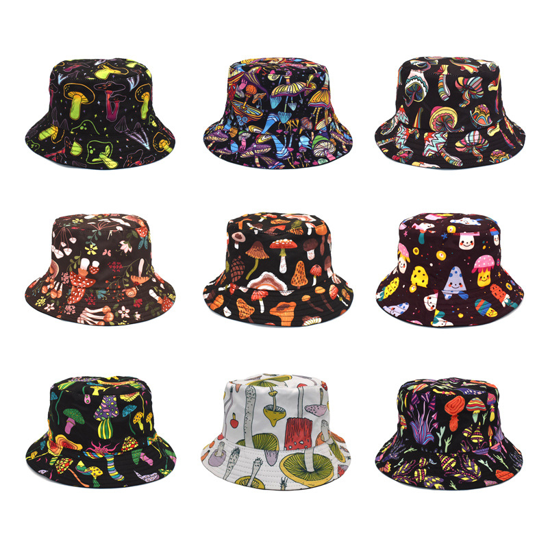 Unisex Cartoon Style Mushroom Wide Eaves Bucket Hat display picture 1