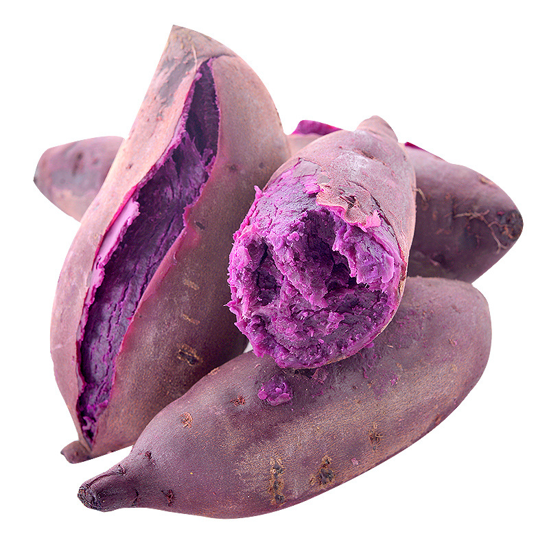 0.9kg - 중과일박스 구운 자색고구마