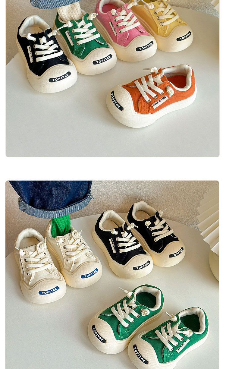 Tongku Rabbit Children's Ugly and Cute Canvas Shoes Spring and Autumn Boys' and Girls' Velcro Board Shoes Korean Version_voghion.com