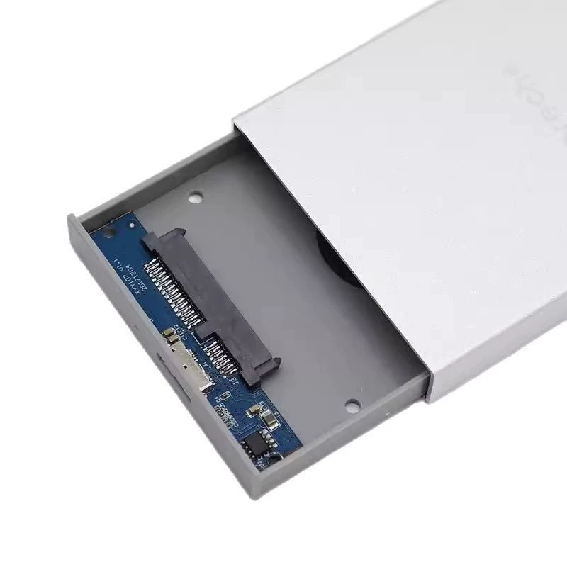 Корпус жесткого диска Ruizu Ruijing 2,5-дюйма USB3.0 для ноутбука, SSD, твердотельный диск, корпус из алюминиевого сплава, силиконовый чехол