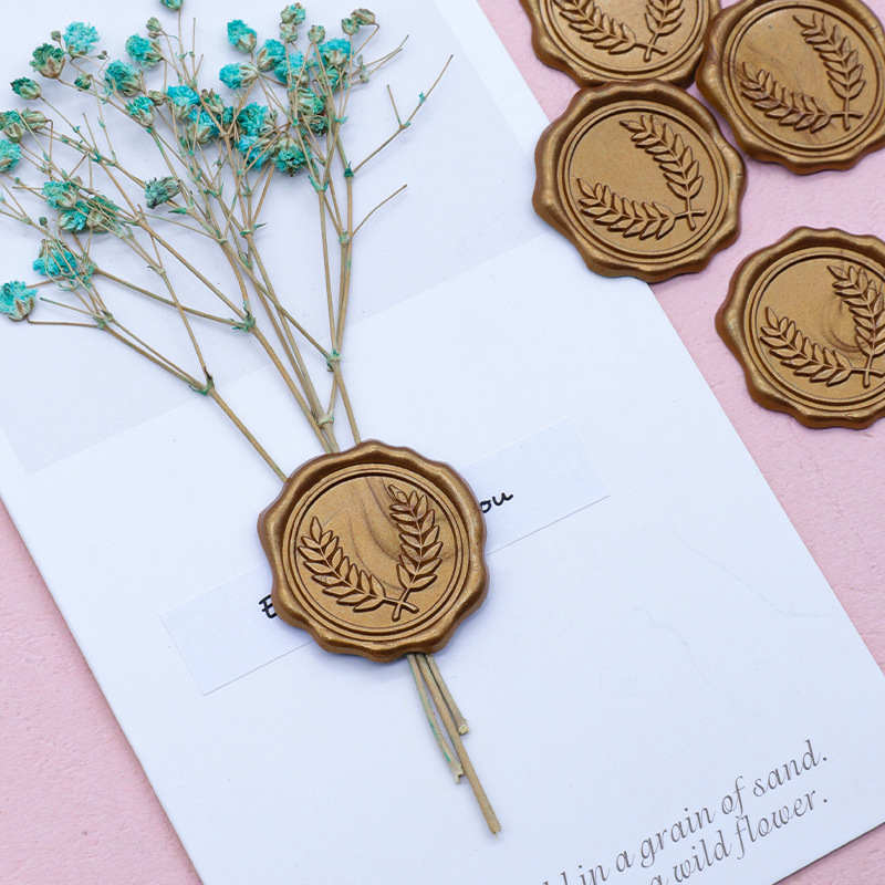現成火漆蠟標 信封封口貼浮雕蠟標 婚慶請柬裝飾火漆貼紙
