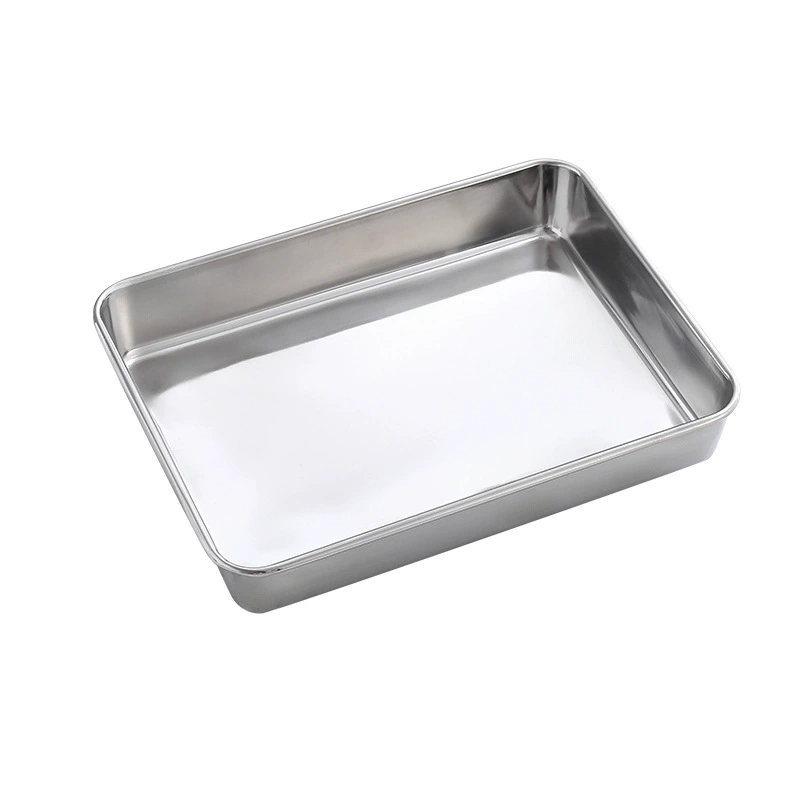 Банка для хранения stainless steel for commercial use, rectangular tin box, full set