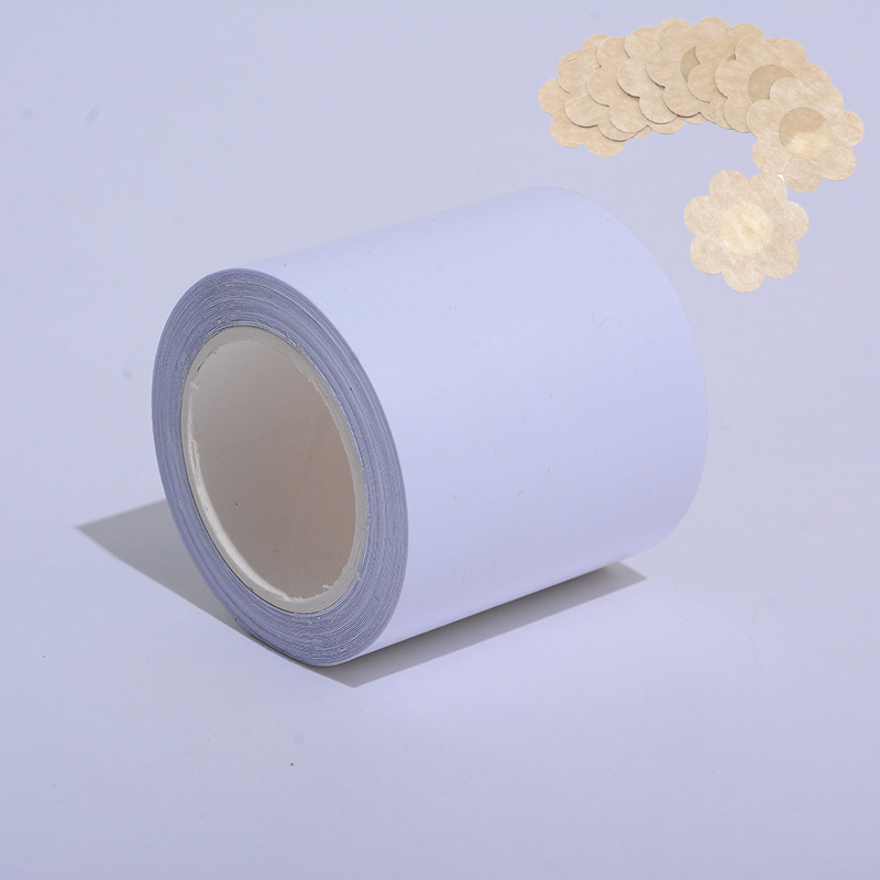 프로스트 투명 컬러 롤 + 10 조각 부직포 패턴