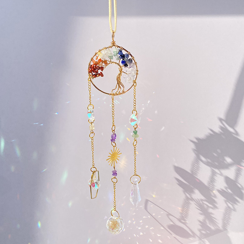 70g Weight Suncatcher, Wind Chime Home Textiles & Decor Type Simple Style Geometric Crystal Suncatcher Wind Chime Wall Art