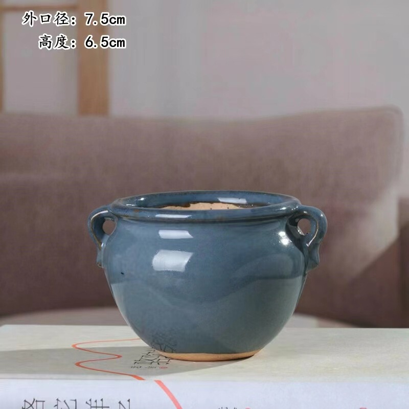 植木鉢の小さい新商品の缶のアイデアの磁器の缶の多い陶磁器の肉のミニ陶のレトロな家庭の陶磁器のたらいの園芸の太い新しいです。|undefined