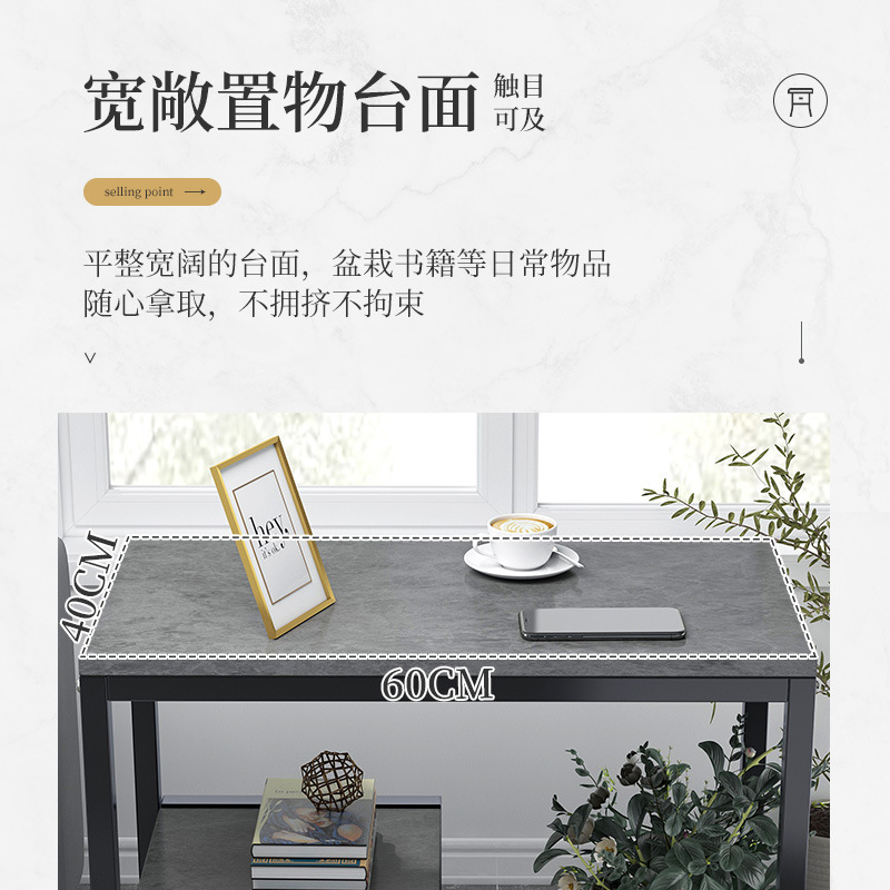 Personalizado al por mayor mesas de té sofá gabinete creativo tabla cuadrada simple estante dormitorio pequeño tipo mesilla de cabecera