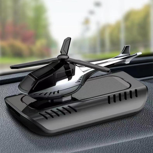 Solar car aromatherapy helicopter perfume ornaments car fragrance supplies long-lasting fragrance rotating interior decoration