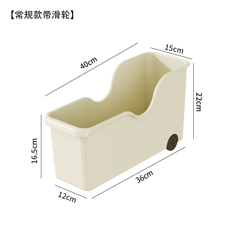 厨房收纳盒锅盖架带滑轮置物架锅具收纳架橱柜多功能收纳盒储物架|undefined