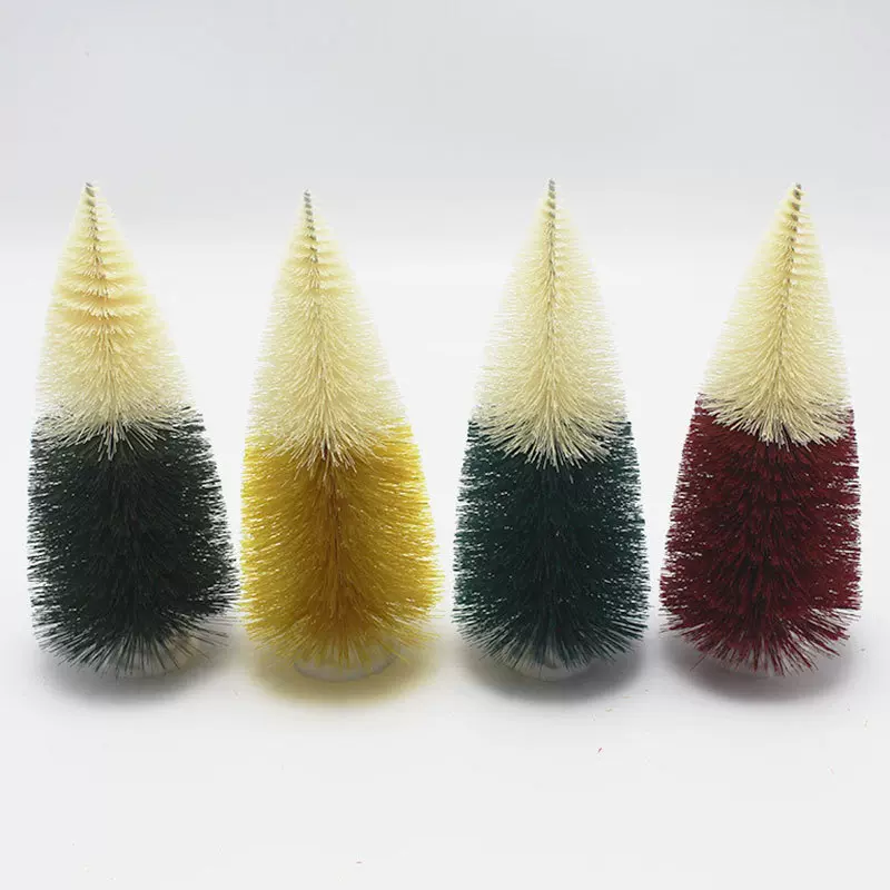 源头供应网红创意圣诞树塔松树彩色树渐变树配件树装饰品厂家批发