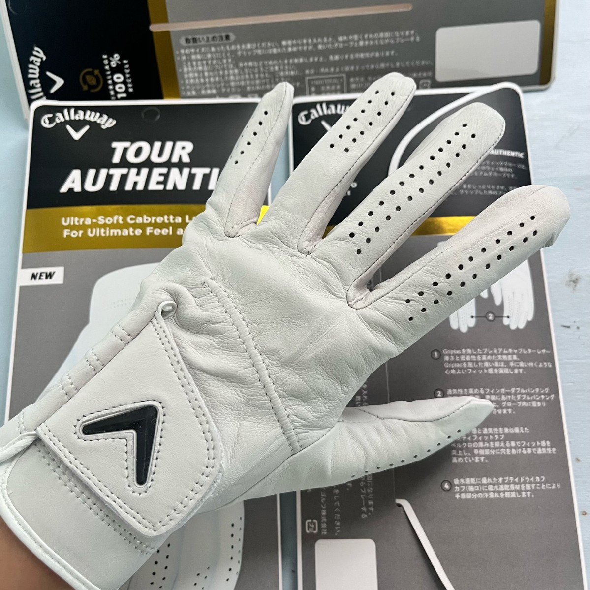 New Golf Gloves Men's Lambskin Gloves Sports Soft and Comfortable Gloves Men's Single Left Hand Callaway