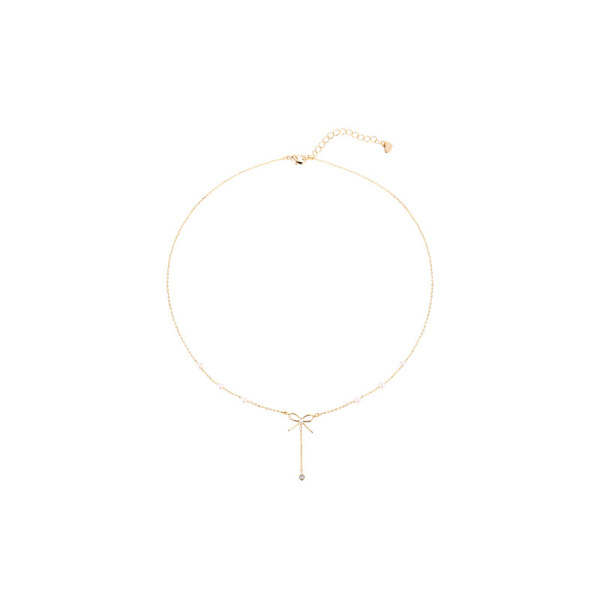 Cute small design pendant with bow pearl with tassels