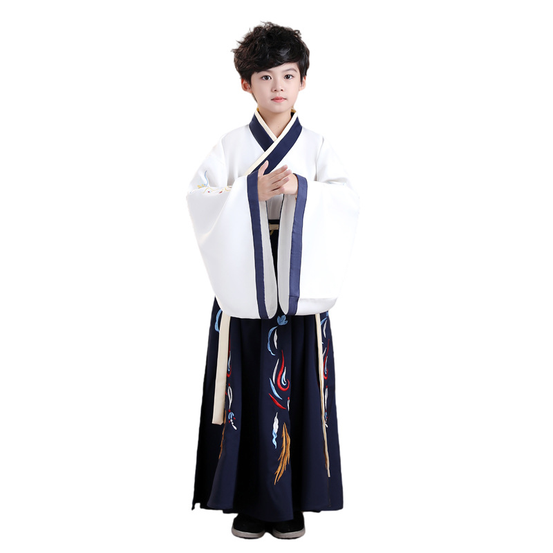 Children's Hanfu for boys, suit, Chinese style 5