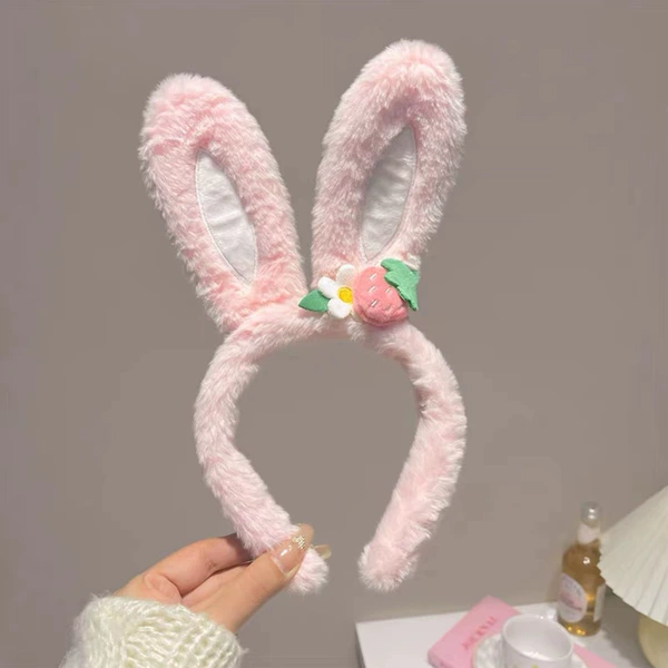 Strawberry, fuchsia headband