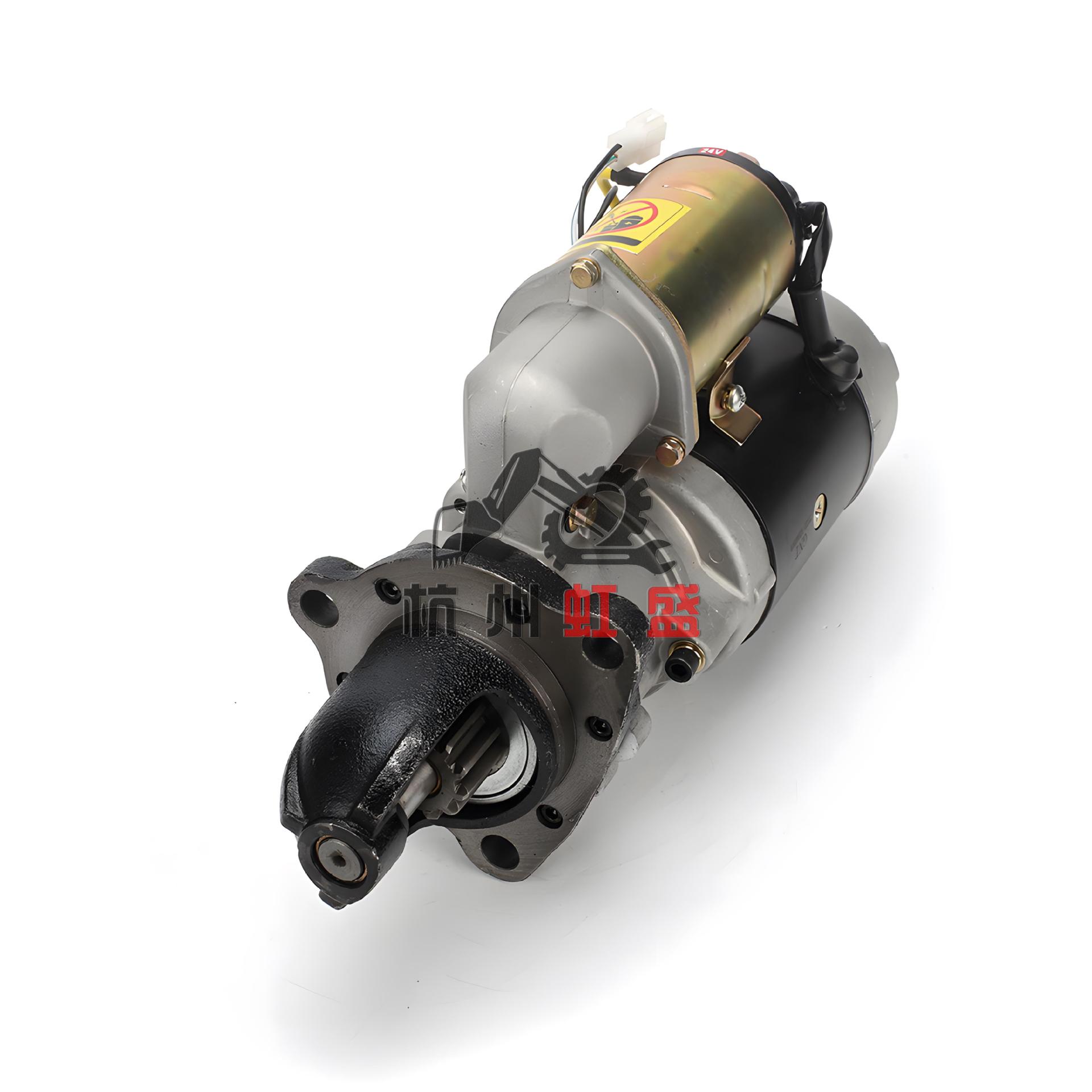 挖掘机配件 6D114发动机启动马达 适用小松PC360-7 挖机起动机