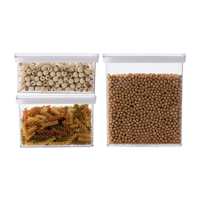 大容量防湿密封缶透明五穀雑穀貯蔵缶薬草茶葉収納缶スナック保存箱|undefined