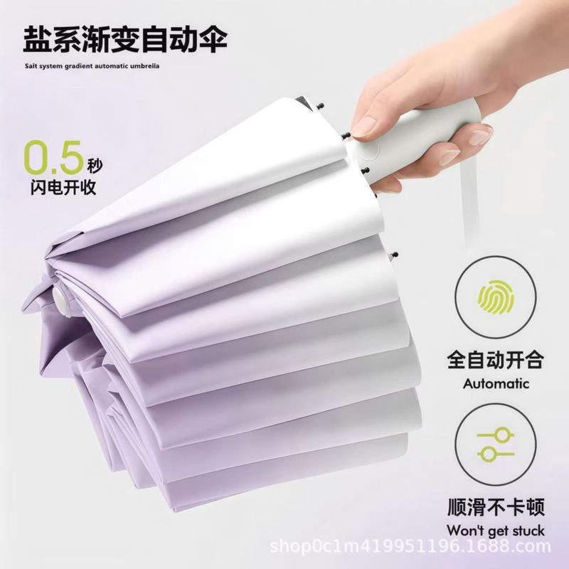 雨伞大号全自动折叠24骨防晒抗风晴雨两用女批发遮阳伞加大加宽|undefined