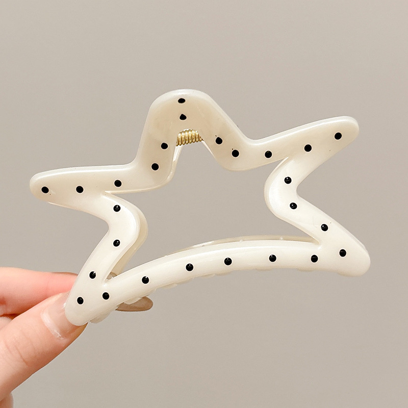 10#White five-pointed star#About 10.5cm