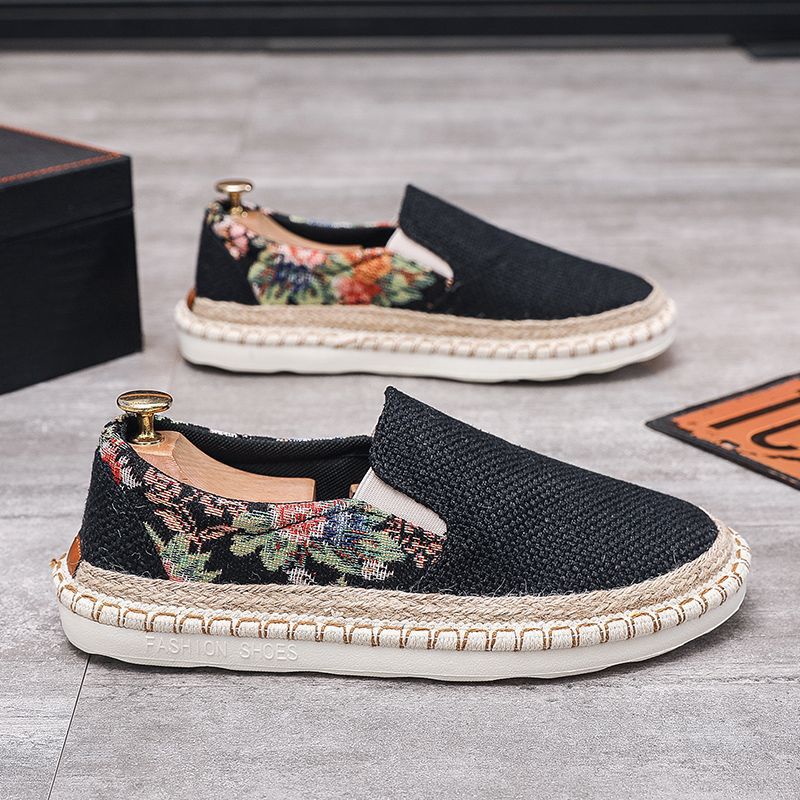 Men's Men's Board Shoes Canvas Men's Shoes Autumn Lazy Slip-on Fisherman Soft-soled Linen Casual Old Beijing Cloth Shoes Men's Men's Board Shoes Canvas Men's Shoes Autumn Lazy Slip-on Fisherman Soft-soled Linen Casual Old Beijing Cloth Shoes