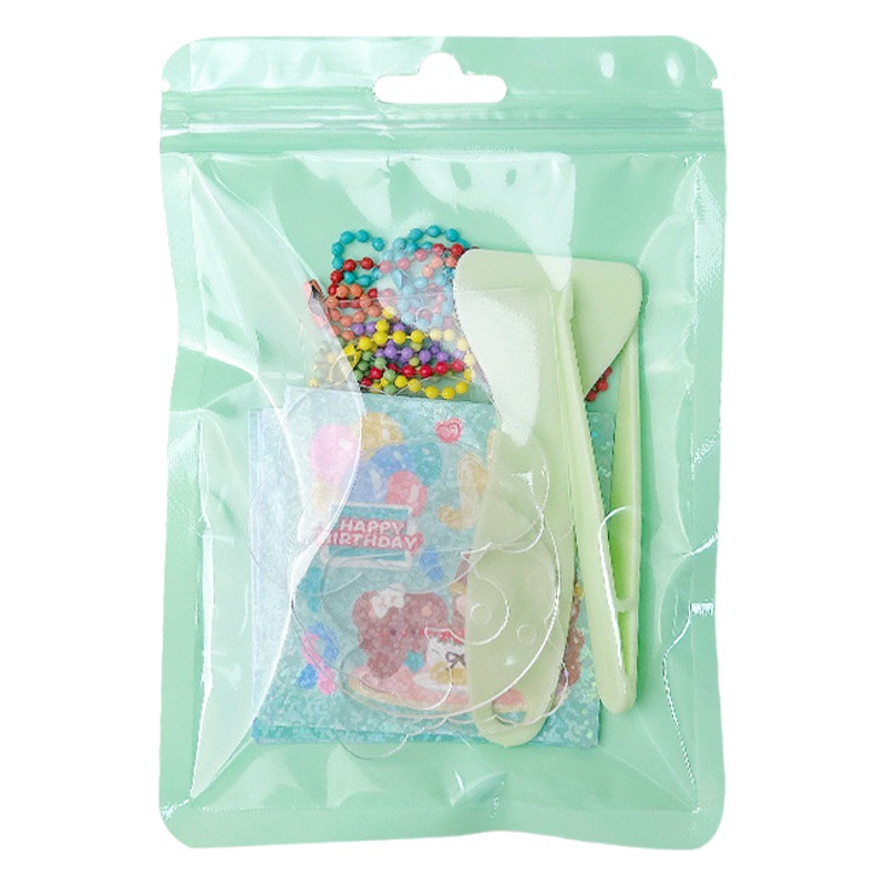 Creativo Goo tarjeta pegatinas traje DIY Goo tarjeta bandeja lindo niños pegatinas Goo tarjeta traje diario conjunto completo