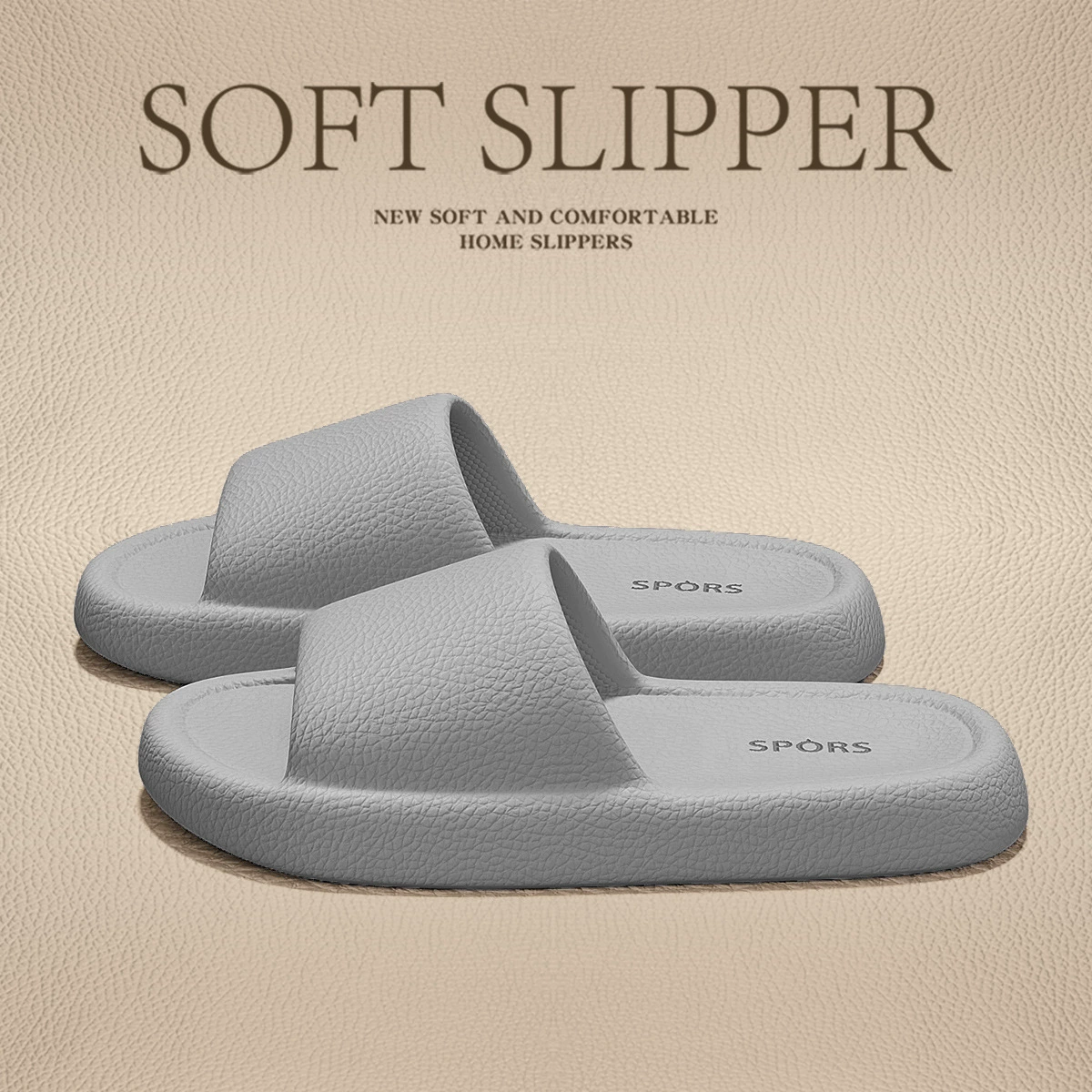 Пара тапочки мужчины лето 2025 новый взрывной EVA не вонючий ноги нескользящий мультфильм с толстым дном