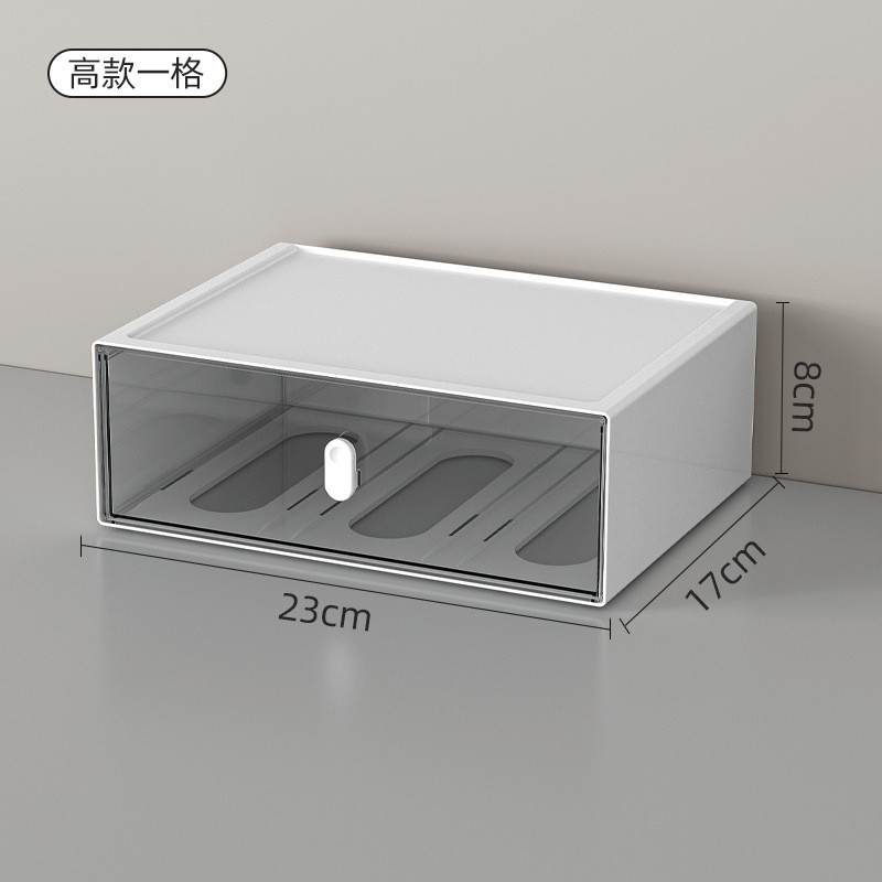 Simple moda papelería caja de almacenamiento escritorio estudiante multi-rejilla cajón titular de la pluma del Gabinete cinta de oficina accesorios para el cabello Misceláneas