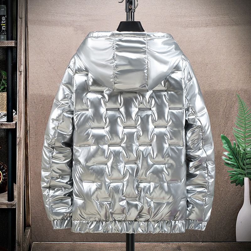 Men's Clothing Coat jacket men's short style couple men's and women's trend warm jacket street stall Coat jacket_voghion.com